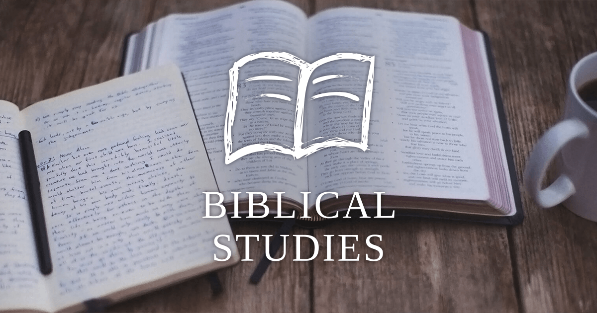 Biblical Studies: Residency | The Well